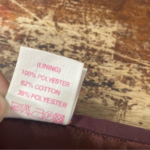 Y2K Oilily Embroidered Pinstripe Ruffle Lace Hem Asymmetrical Skirt - sz 38 8 - Picture 6 of 10